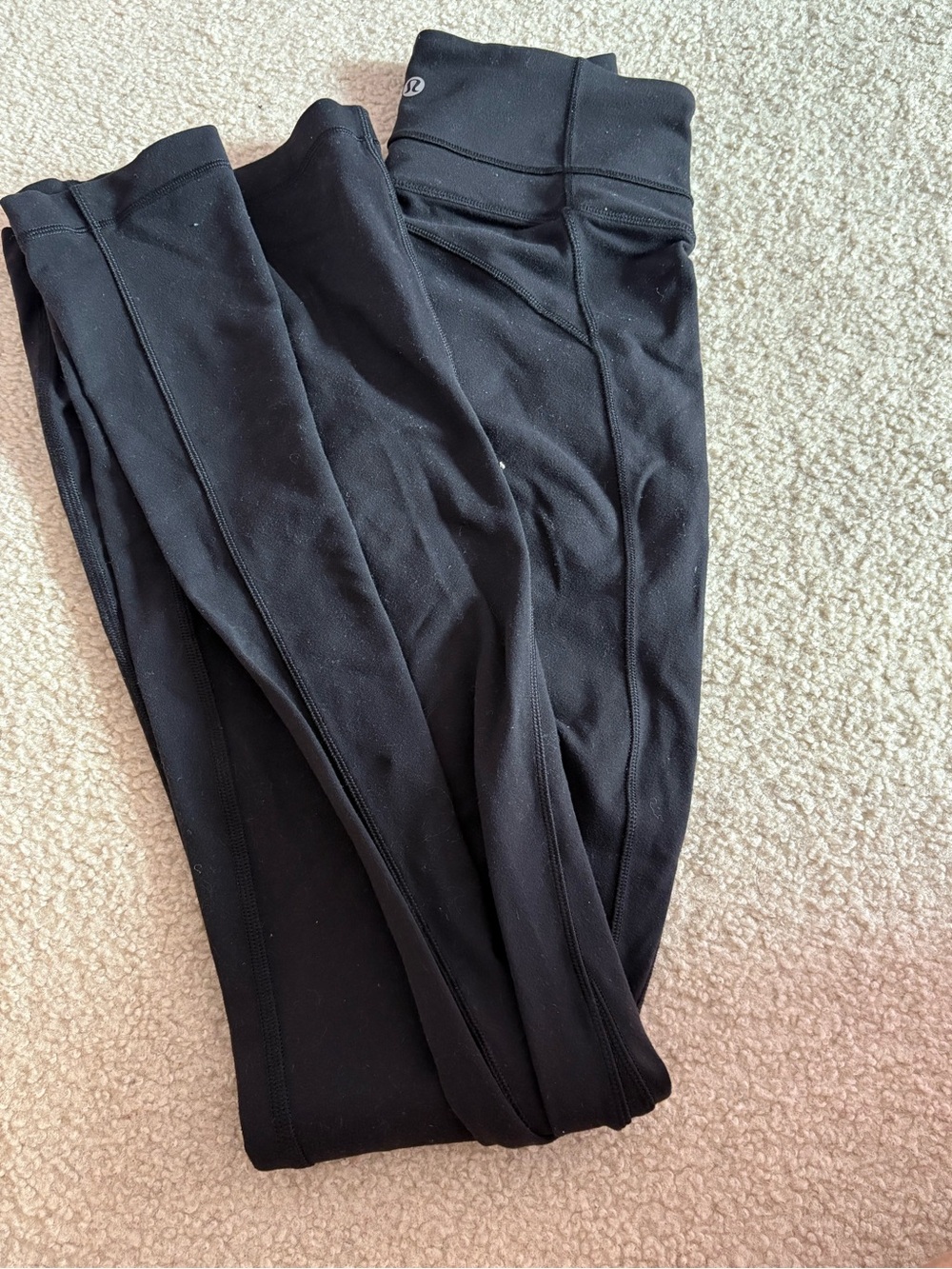 lululemon athletica Black Flare Leggings